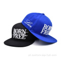 Tampa de snapback de bordado ajustável